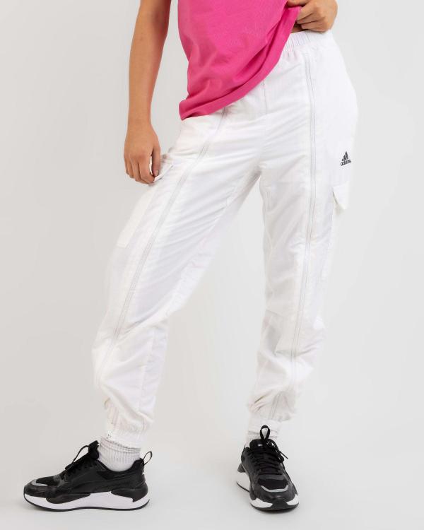 adidas Women's Dance Cargo Track Pants in White