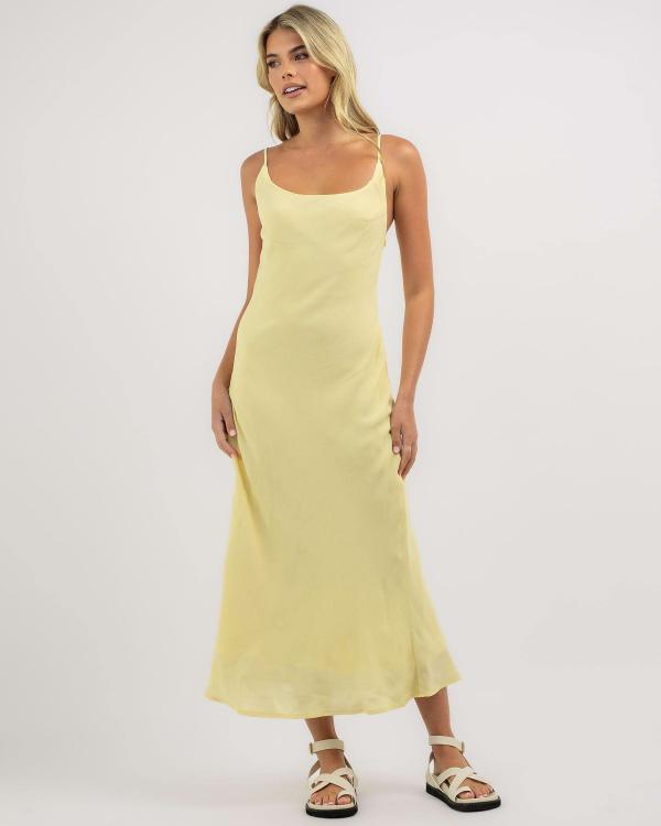 Alive Girl Women's Lou Maxi Dress in Yellow