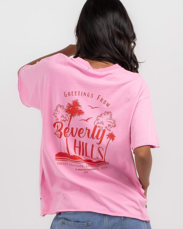 All About Eve Women's Beverly T-Shirt in Pink