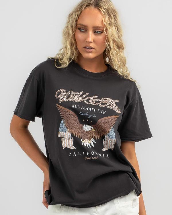 All About Eve Women's Brooks T-Shirt in Black