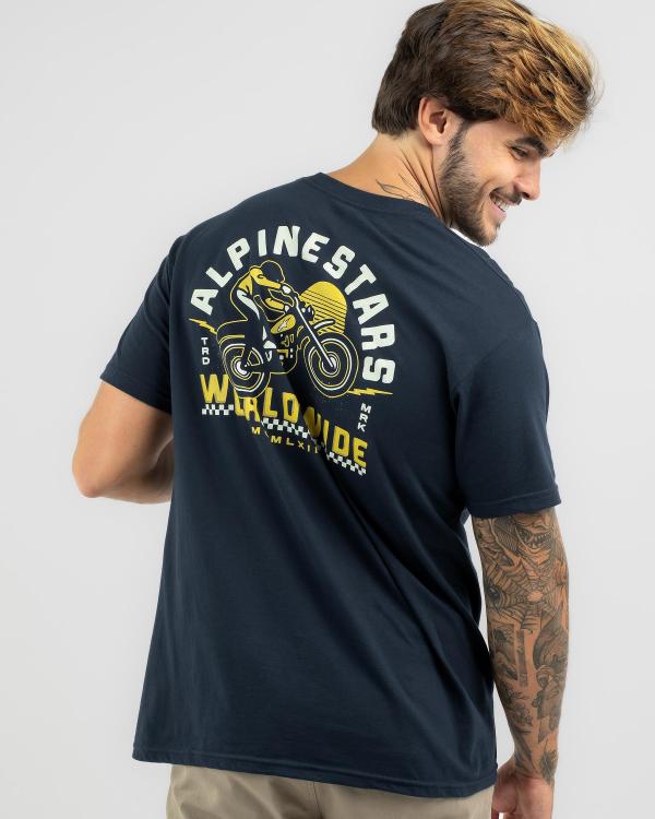 Alpinestars Men's Weelee T-Shirt in Navy