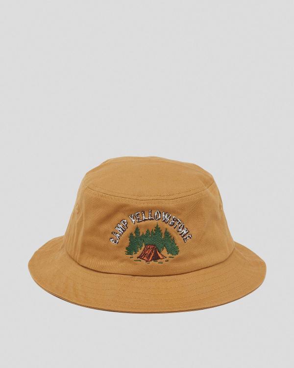 American Needle Women's Camp Yellowstone Bucket Hat in Natural