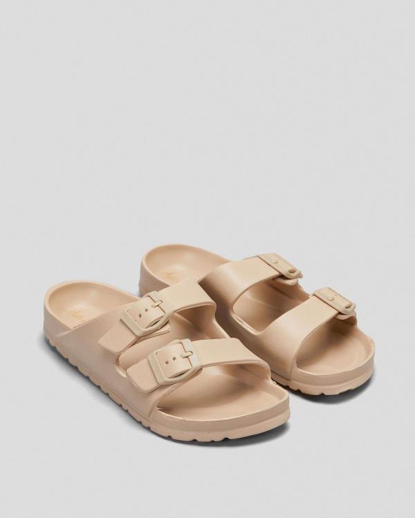 Ava And Ever Girls' Denver Slides Sandals in Natural