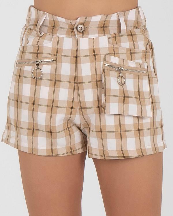 Ava And Ever Girls' Jade Shorts in Natural