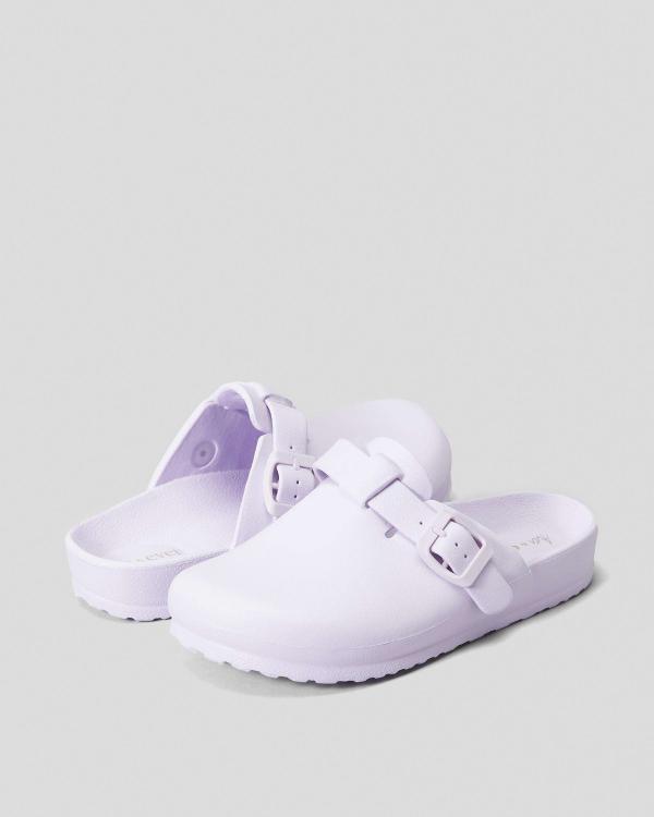 Ava And Ever Girls' Remi Eva Clog Slides Sandals in Purple