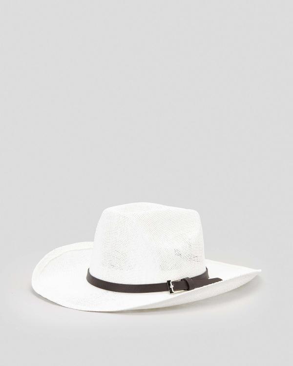 Ava And Ever Harlow Cowgirl Hat in White