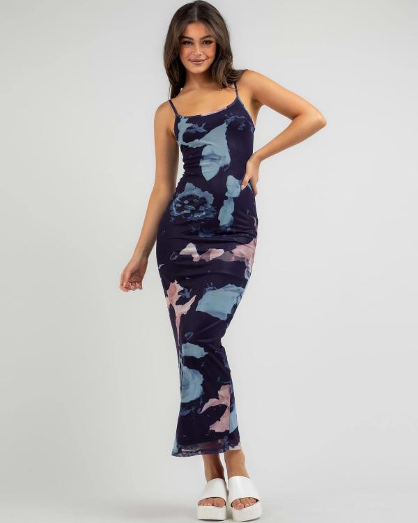 Ava And Ever That Girl Maxi Dress in Blue