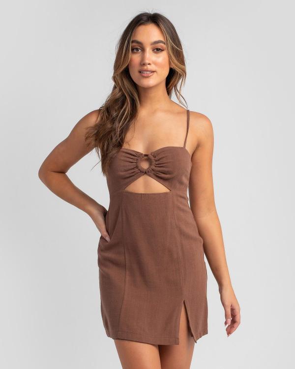Ava And Ever Women's Andy Dress in Brown