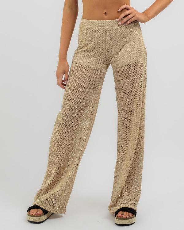 Ava And Ever Women's Apollo Beach Pants in Brown