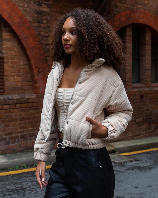 Ava And Ever Women's Ava & Ever Pryce Puffer Jacket in Natural