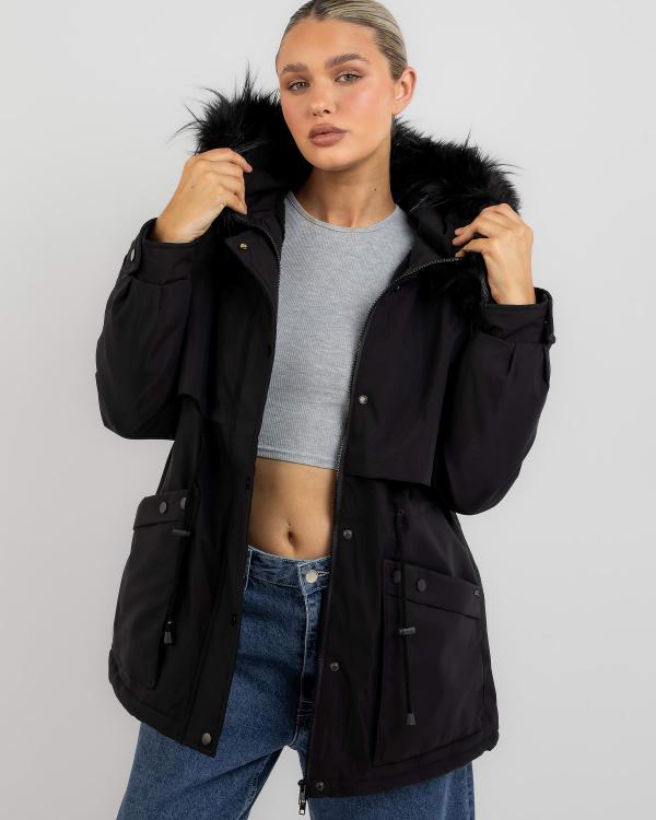 Ava And Ever Women's Everest Anorak Jacket in Black