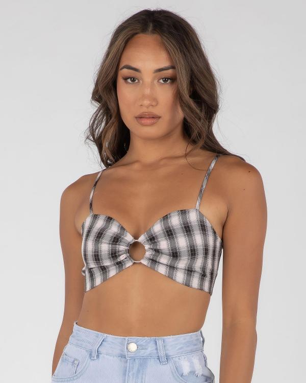 Ava And Ever Women's Express Yourself Crop Top in Black