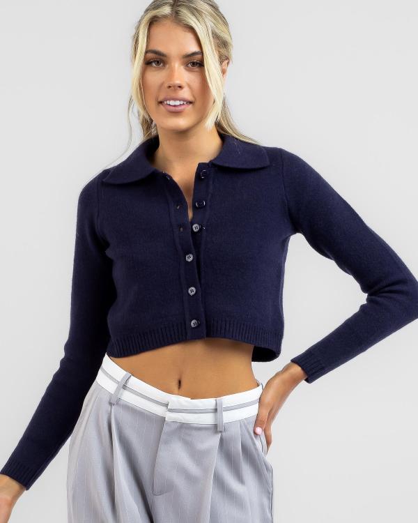 Ava And Ever Women's Gilmore Knit Cardigan in Navy
