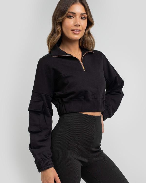 Ava And Ever Women's Maya Sweatshirt in Black