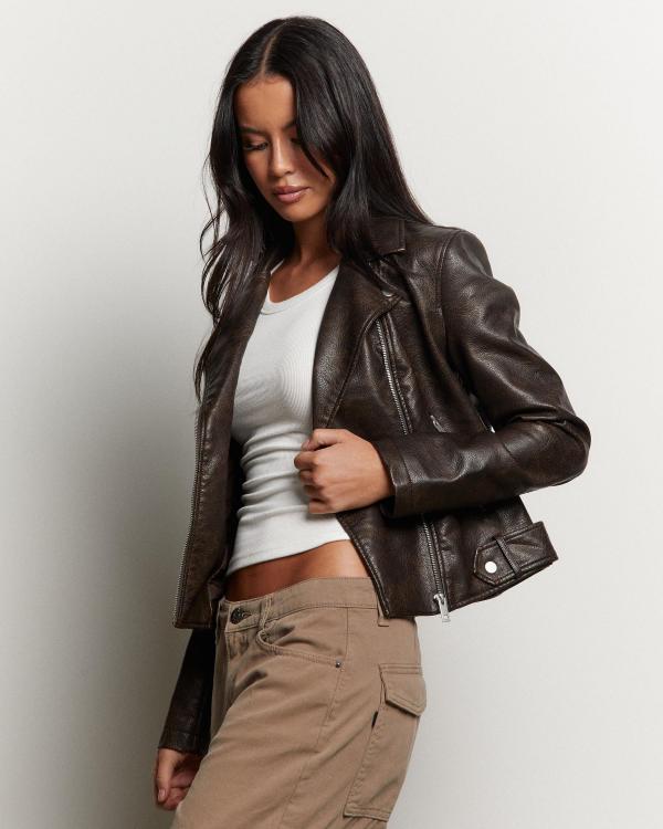 Ava And Ever Women's Mercury Jacket in Brown