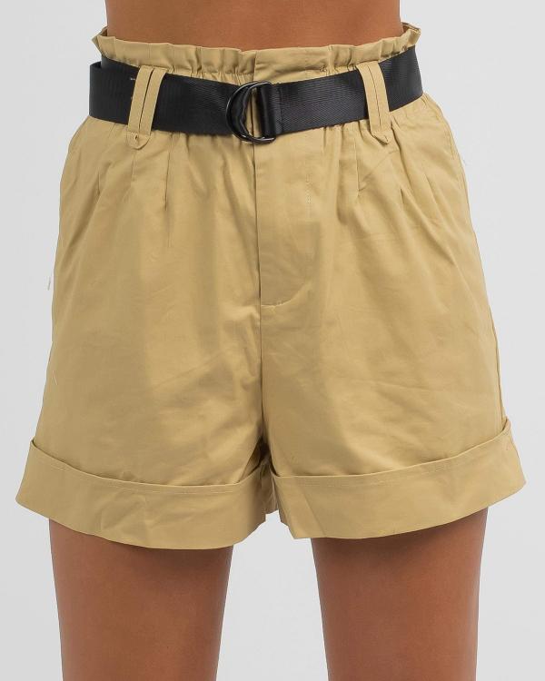 Ava And Ever Women's Naomi Shorts in Natural