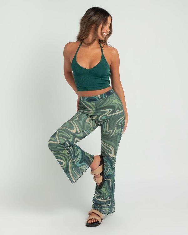 Ava And Ever Women's Paddle Pop Lounge Pants in Green