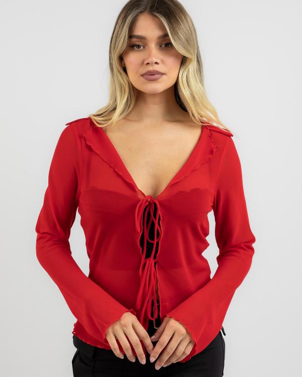 Ava And Ever Women's Paris Top in Red