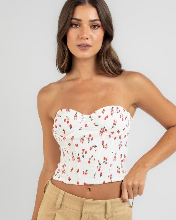 Ava And Ever Women's Poppy Corset Top in Floral