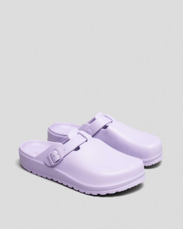 Ava And Ever Women's Remi Eva Clog Slides in Purple
