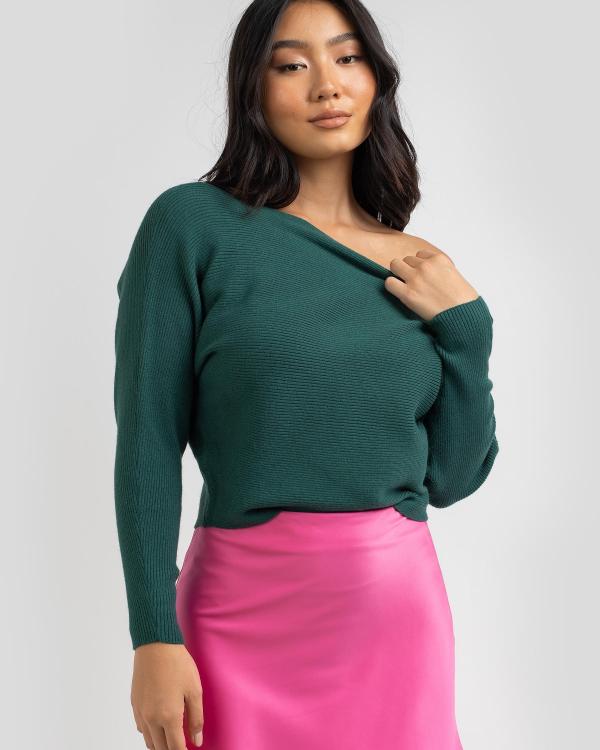 Ava And Ever Women's Salem Knit in Green