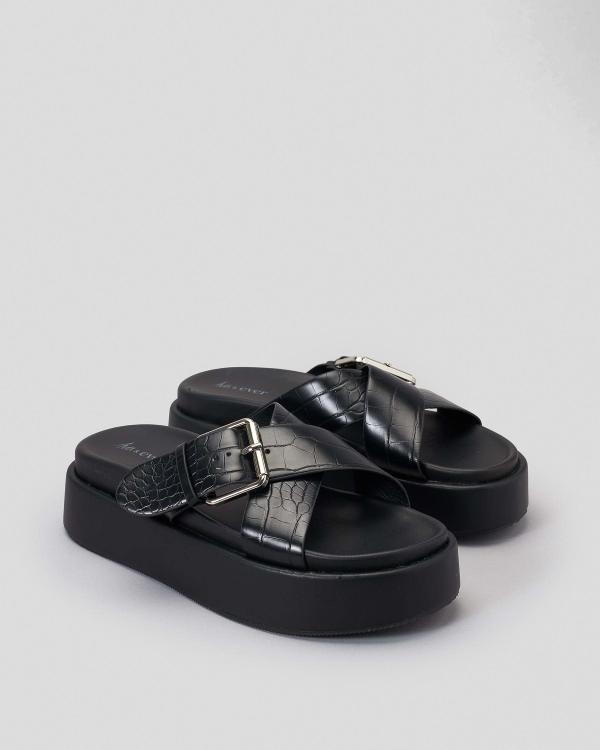 Ava And Ever Women's Tommy Flatform Shoes in Black