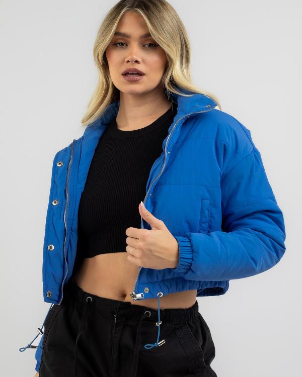 Ava And Ever Women's Venus Puffer Jacket in Blue