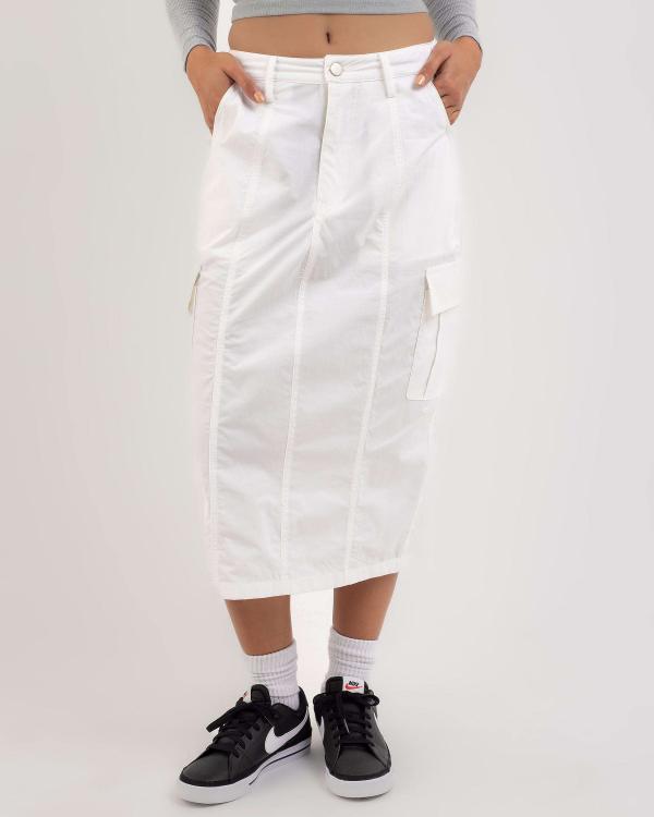 Ava And Ever Women's Vinnie Midi Skirt in White