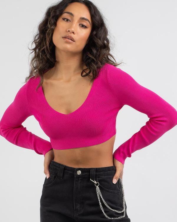 Ava And Ever Women's West Village Knit Top in Pink