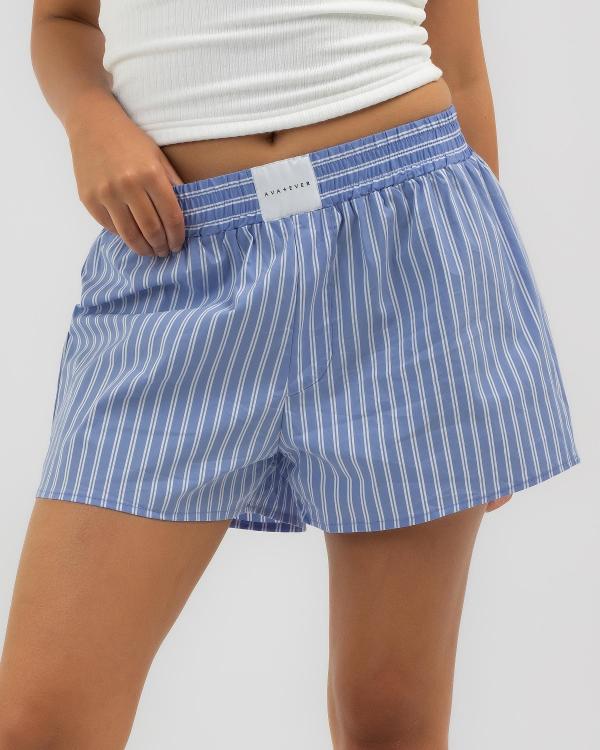 Ava And Ever Women's Zayn Shorts in Blue