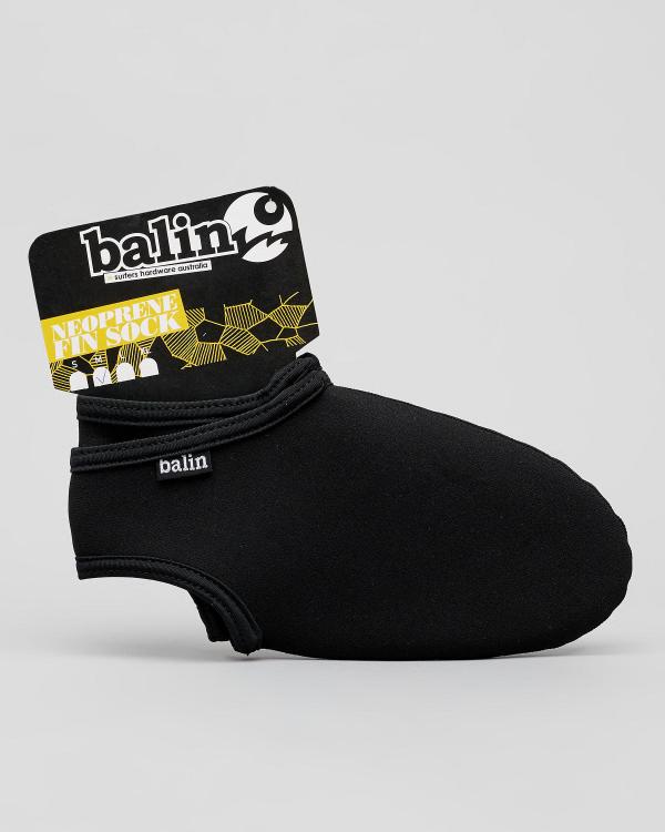 Balin Lo-Cut Neoprene Fin Socks in Black