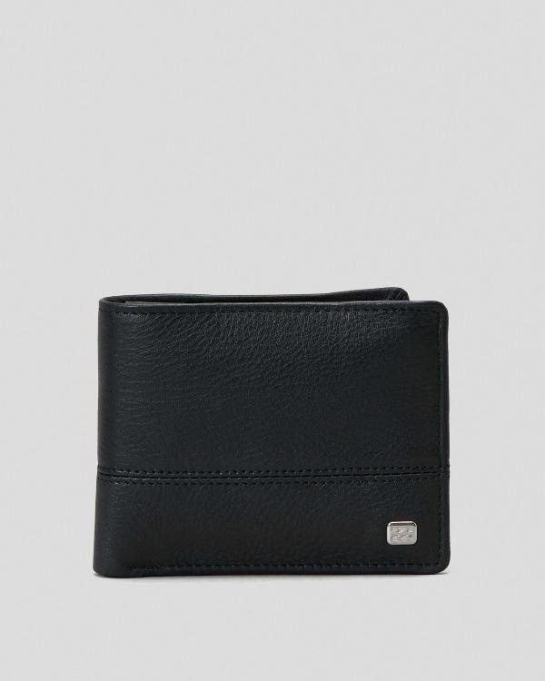 Billabong Dimension 2In1 Leather Wallet in Black
