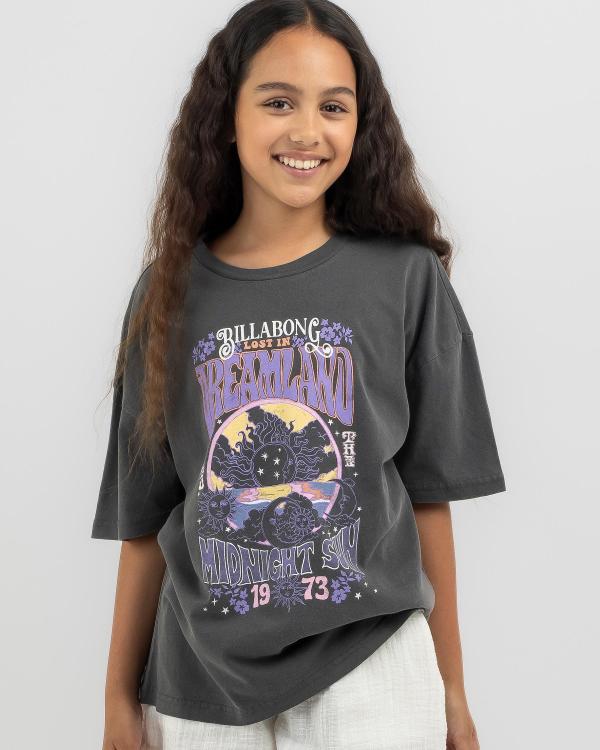 Billabong Girls' Dreamland Rock T-Shirt in Black