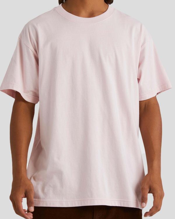 Billabong Men's Premium Wave Wash T-Shirt in Pink