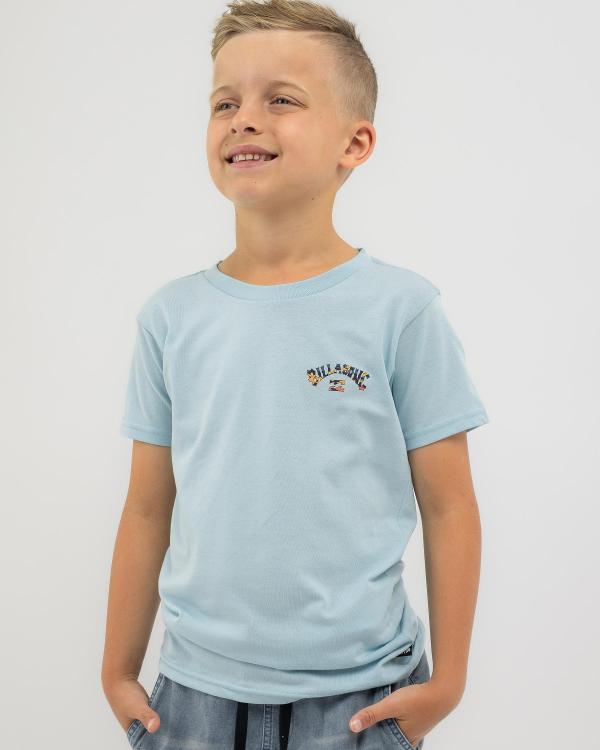 Billabong Toddlers' Arch Fill Short Sleeve T-Shirt in Blue