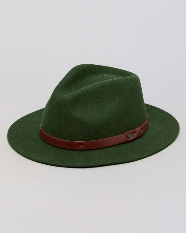 Brixton Men's Messer Felt Hat in Green