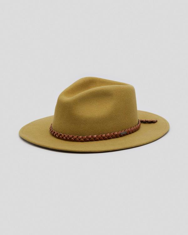 Brixton Men's Messer Western Felt Hat in Brown