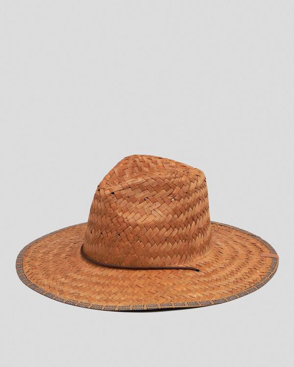 Brixton Women's Messer Panama Hat in Brown