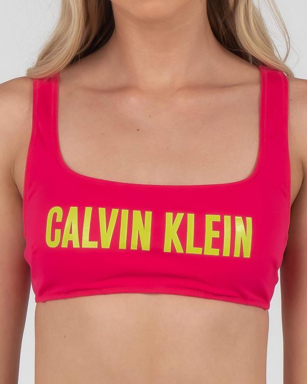 Calvin Klein Women's Intense Power Bikini Top in Pink