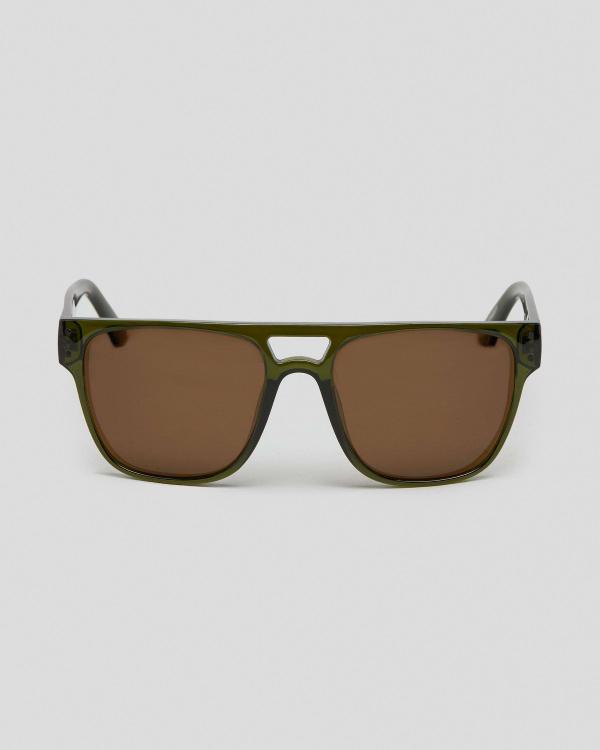 Carve Men's The Hub Xl Polarised Sunglasses in Green
