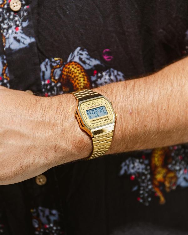 Casio Men's A168Wg-9 Vintage Watch in Gold