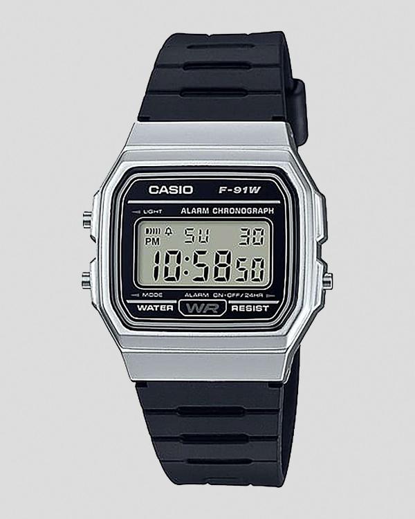 Casio Men's F91Wm-7A Watch in Black