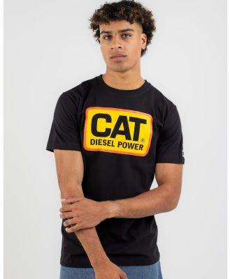 Cat Men's Diesel Power T-Shirt in Black