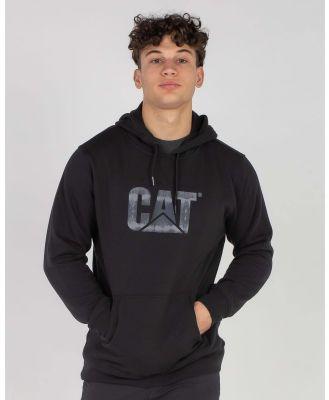 Cat Men's Foundation Pullover Hoodie in Black