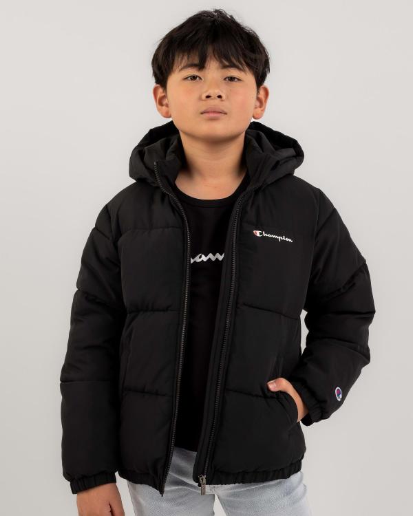Champion Boys' Rochester Puffer Jacket in Black