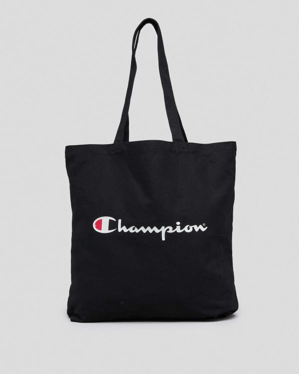 Champion Girl's Logo Beach Bag in Black