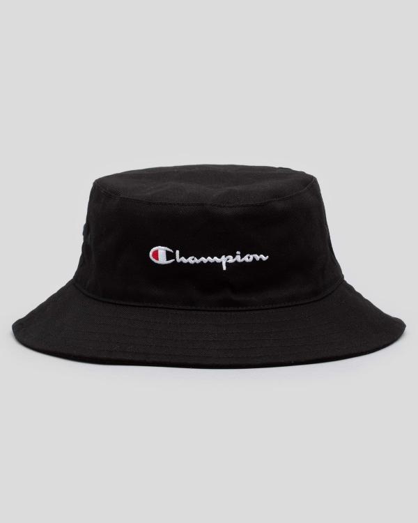 Champion Girls' Logo Bucket Hat in Black