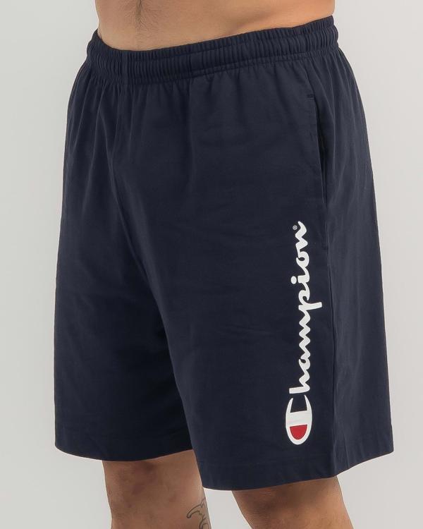 Champion Men's Jersey Shorts in Navy