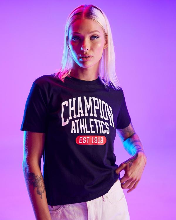 Champion Women's Sporty T-Shirt in Black