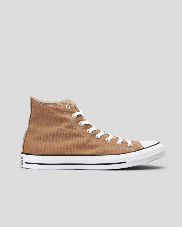 Converse Men's Chuck Taylor All Star Hi-Top Shoes in Brown